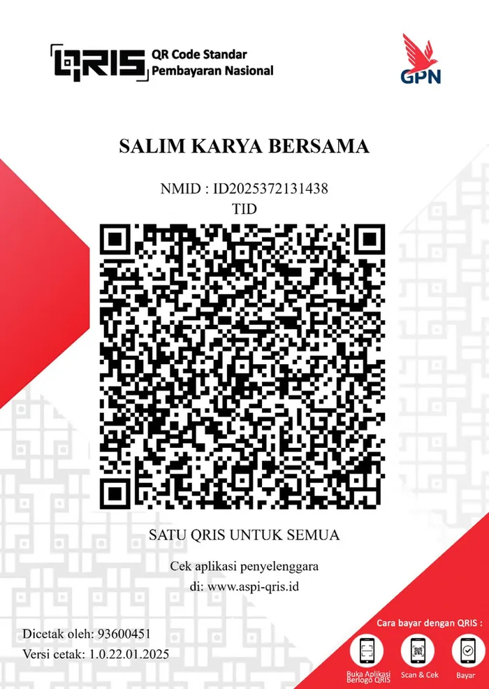 QRIS donasi SALIM Karya Bersama