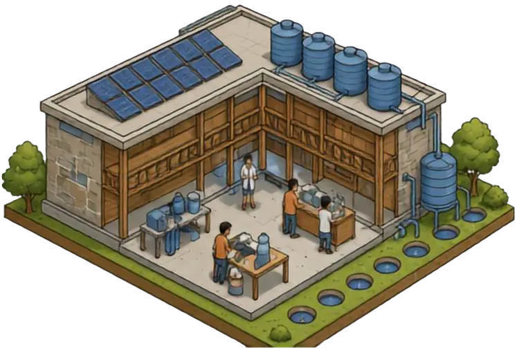 Ilustrasi Water Guardian Lab