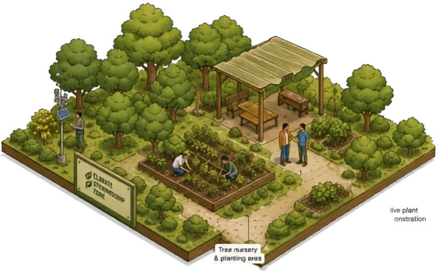 Ilustrasi Climate Stewardship Zone