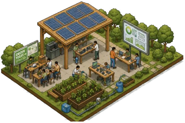 Ilustrasi Green Tech Maker Space
