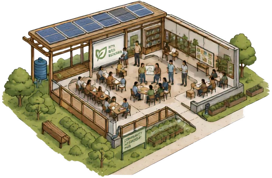 Ilustrasi Community Leadership Hub